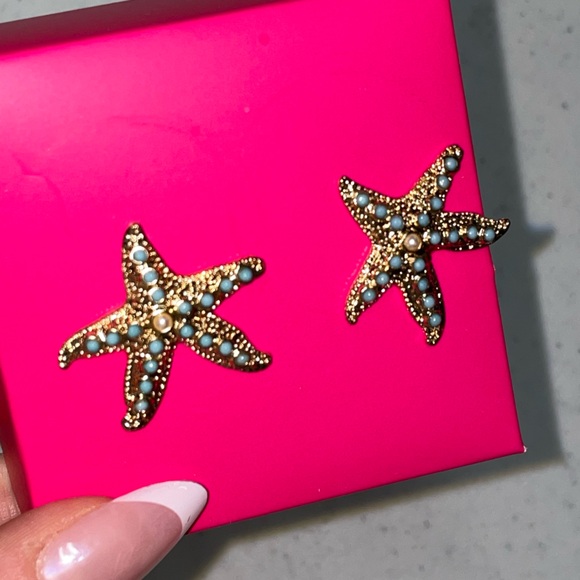 Lilly Pulitzer Star Bright Earrings Starfish - Picture 2 of 10